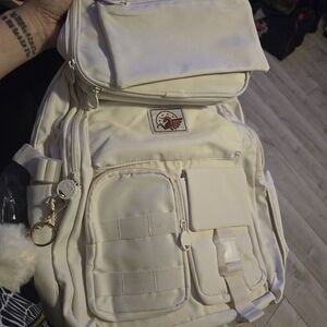 Cream Backpack